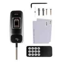 AT-AC-CFR2-W/EM контроллер со считывателем карт и отпечатков пальцев ATIX AT-AC-CFR2-W/EM контроллер со считывателем карт и отпечатков пальцев ATIX