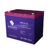 Аккумуляторная батарея SUNWAYS HR 12-75 Аккумуляторная батарея SUNWAYS HR 12-75
