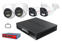 Комплект Видеонаблюдения IP Комбинированный на 4 камеры HI-KOMT5MP4АВ Комплект Видеонаблюдения IP Комбинированный на 4 камеры HI-KOMT5MP4АВ