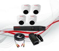 Комплект видеонаблюдения внутренний 4 камеры 5МР Комплект видеонаблюдения внутренний 4 камеры 5МР