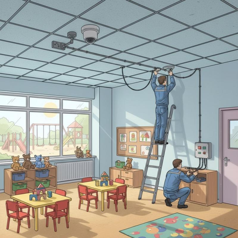 Установить видеонаблюдение в детском саду Установить видеонаблюдение в детском саду заказать в Тарусе, цена, интернет магазин cameralook