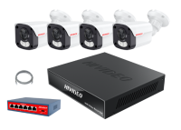 Комплект Видеонаблюдения IP Уличный на 4 камеры HI-KOMT5MP4A Комплект Видеонаблюдения IP Уличный на 4 камеры HI-KOMT5MP4A