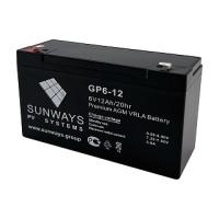 АКБ SUNWAYS GP 6-12 АКБ SUNWAYS GP 6-12