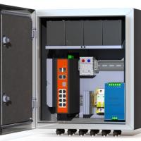 Коммутационный термошкаф Mastermann 8 УТП 8КУ АКБ 7А