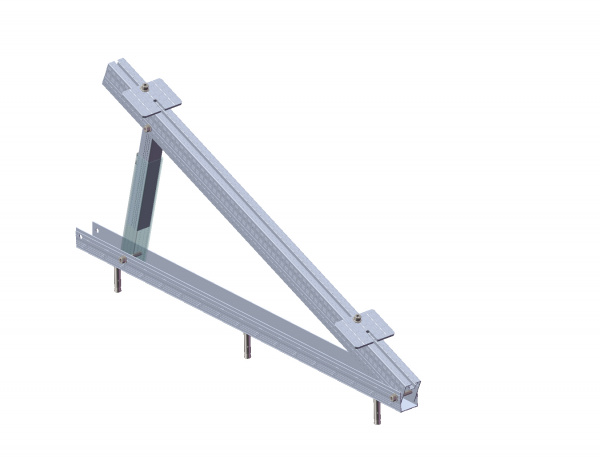 Треугольная опора для крепления СБ с переменным углом от 30 до 55 гр Треугольная опора для крепления СБ с переменным углом от 30 до 55 гр