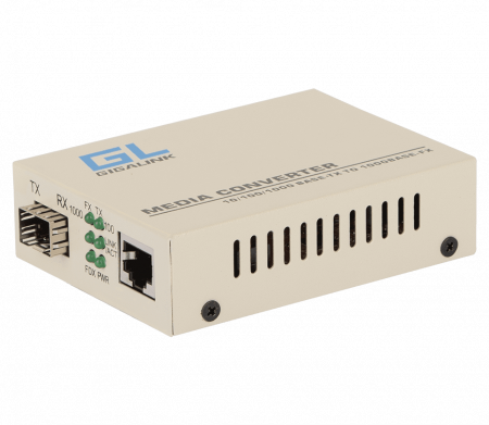 Оптический медиаконвертер Gigalink GL-MC-UTPG-SFPG-F.r2 Оптический медиаконвертер Gigalink GL-MC-UTPG-SFPG-F.r2