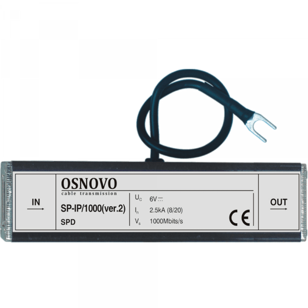 Устройства грозозащиты OSNOVO SP-IP/1000 (ver2) Устройства грозозащиты OSNOVO SP-IP/1000 (ver2)