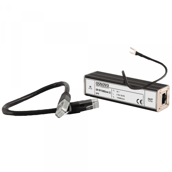 Устройства грозозащиты OSNOVO SP-IP/1000 (ver2) Устройства грозозащиты OSNOVO SP-IP/1000 (ver2)