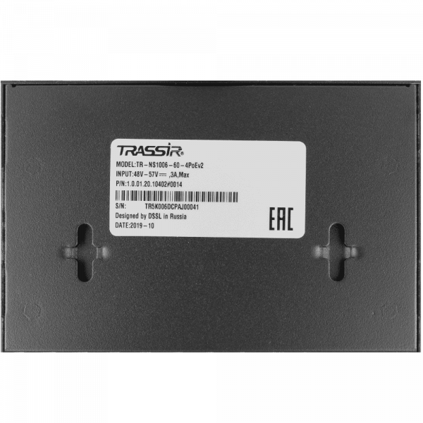 PoE-коммутатор TRASSIR TR-NS1006-60-4POE v2 PoE-коммутатор TRASSIR TR-NS1006-60-4POE v2